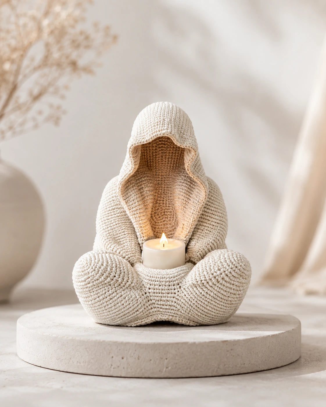 Guardian Candle Holder Crochet Pattern
