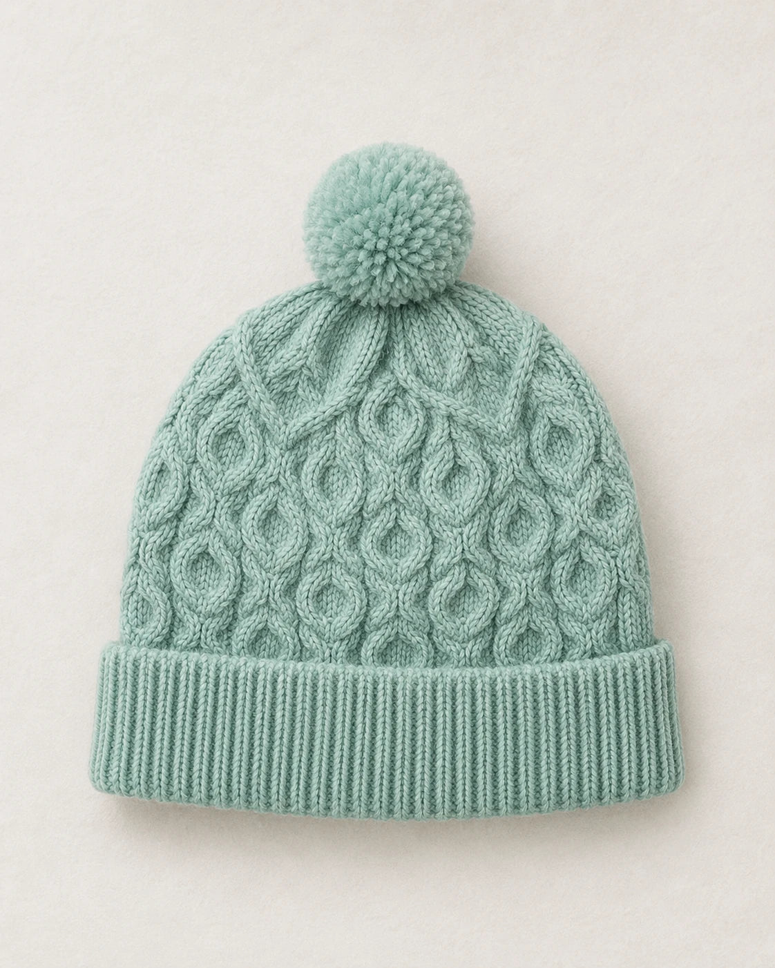 Cable Knit Beanie Pattern