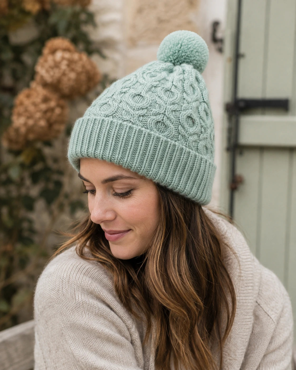 Cable Knit Beanie Pattern
