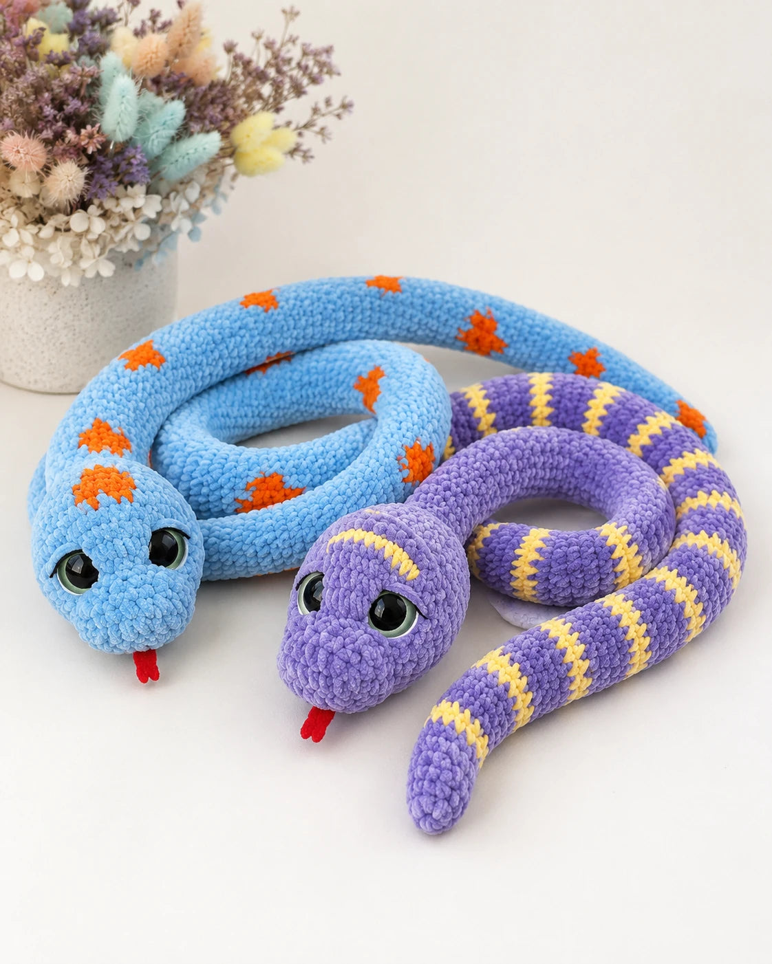Plush Snake Crochet Pattern
