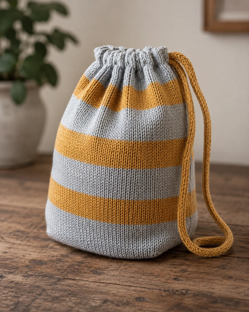 Knitted Project Bag Pattern