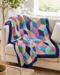 Modern Prism Blanket Knitting Pattern
