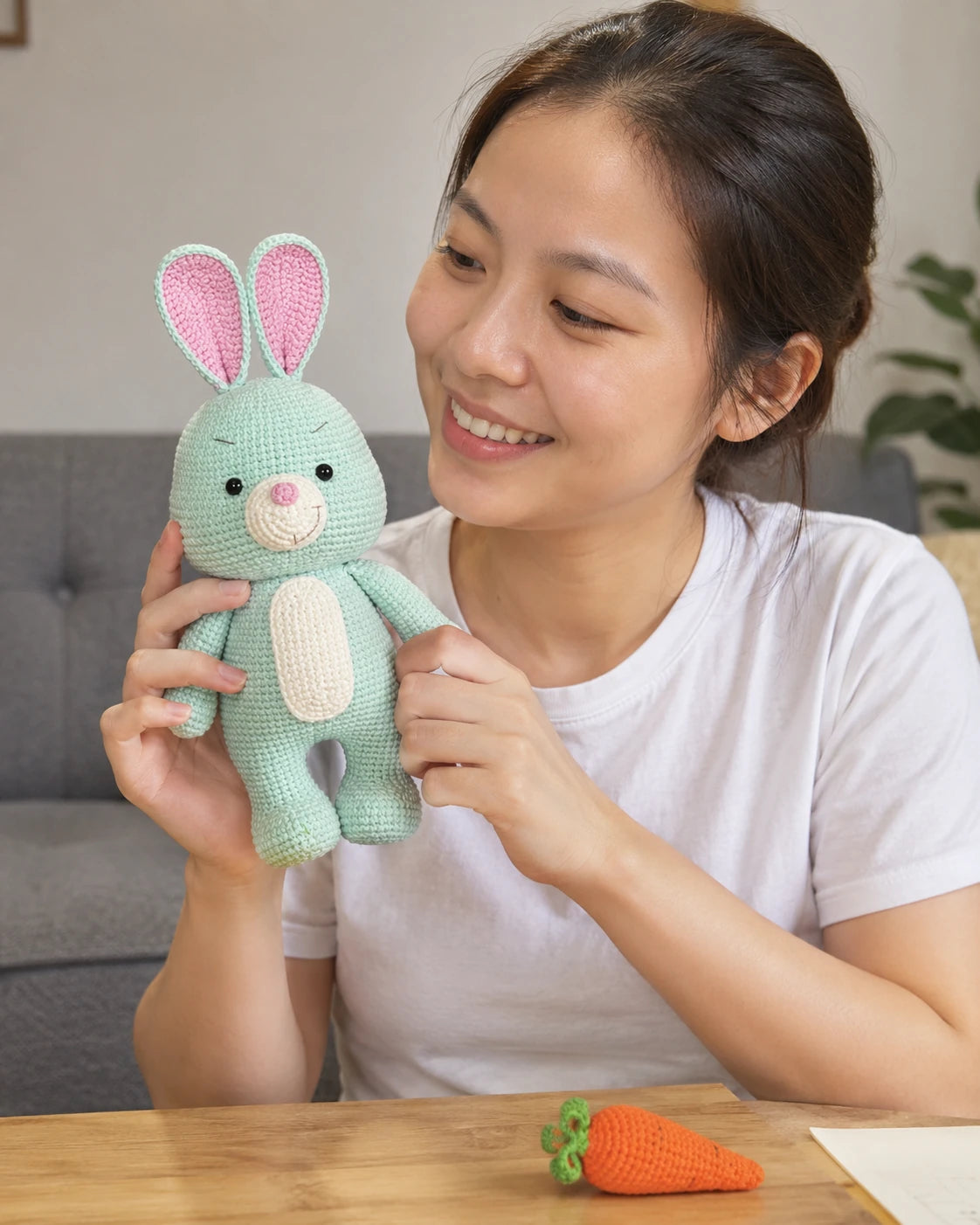 Bunny & Carrot Crochet Pattern