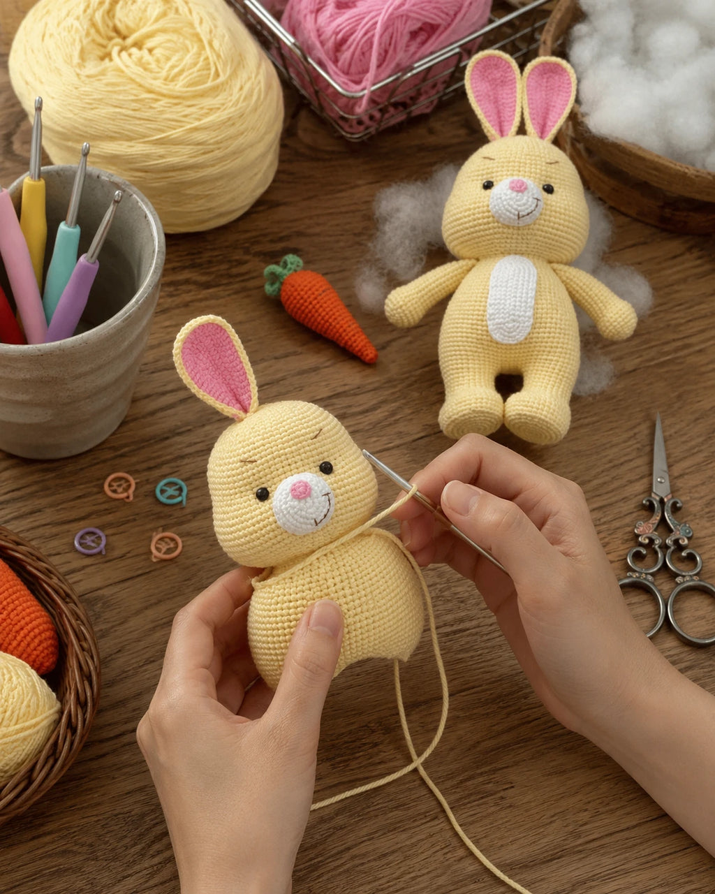 Bunny & Carrot Crochet Pattern
