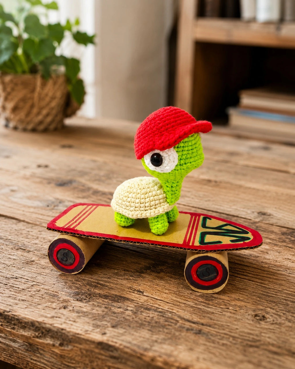 Skateboard Turtle Crochet Pattern