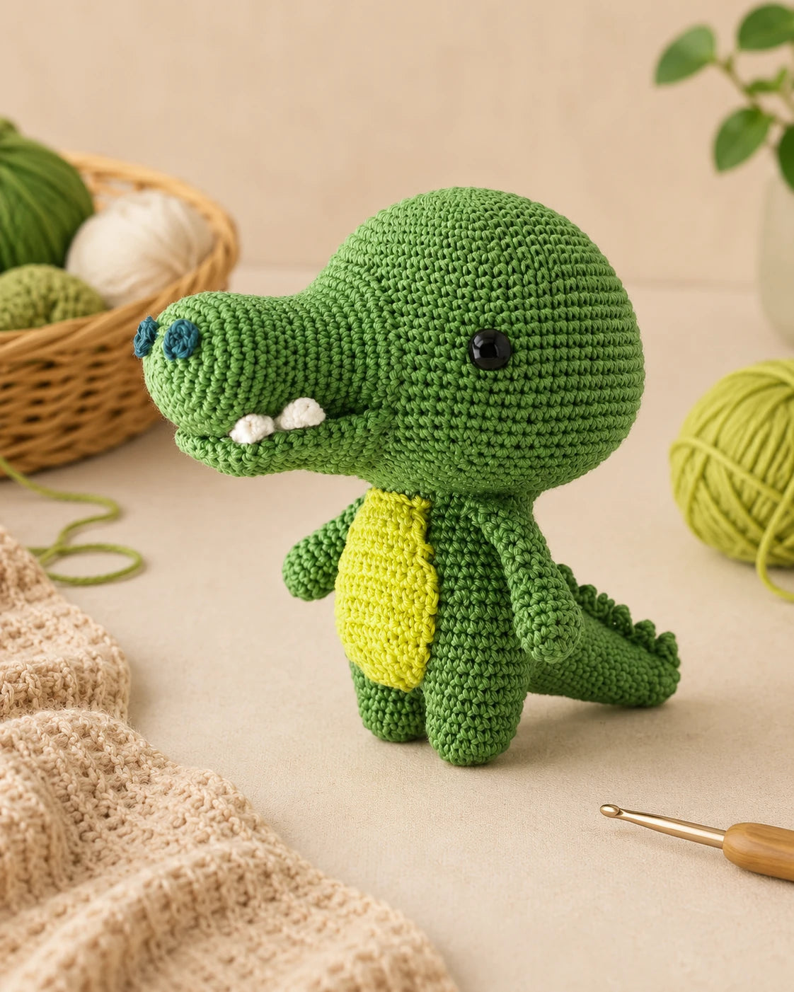 Toto the Crocodile Crochet Pattern