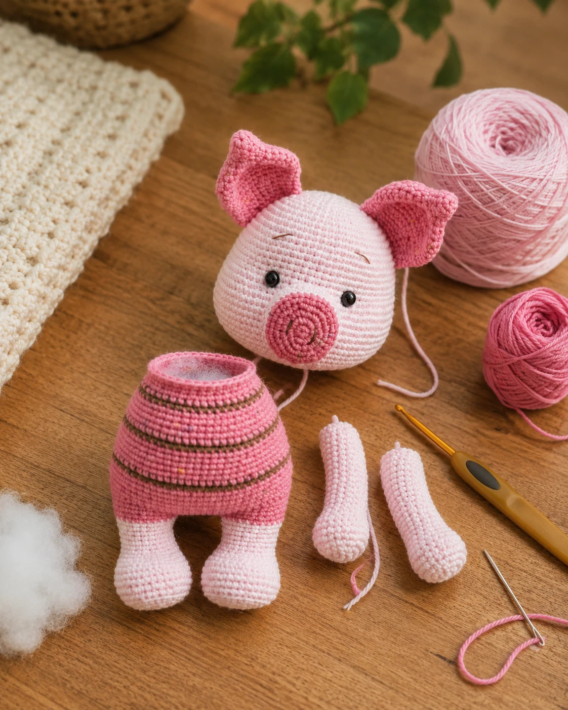 Little Piglet Crochet Pattern