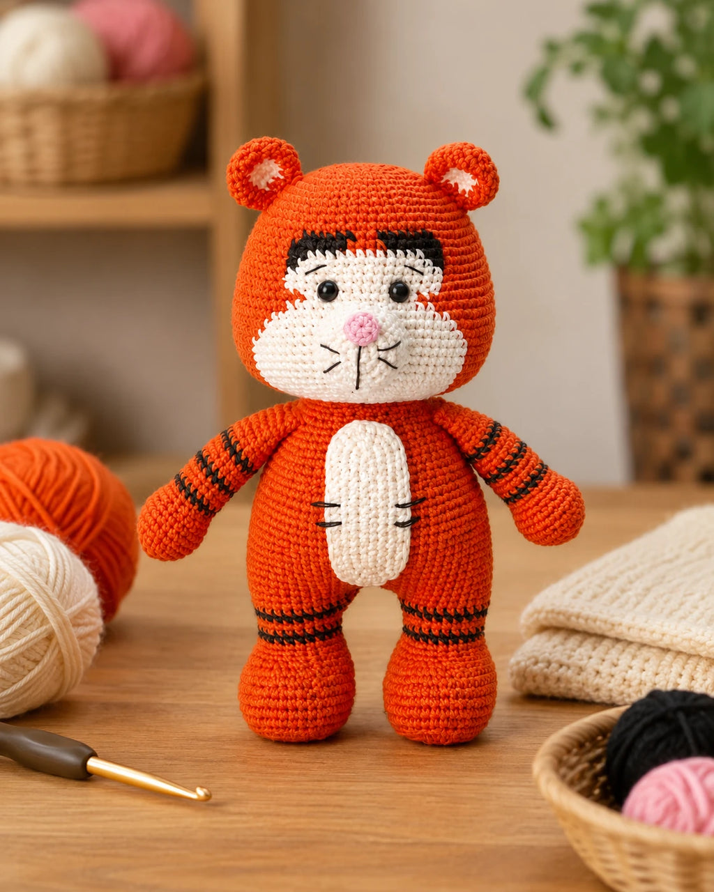 Playful Tigger Crochet Pattern